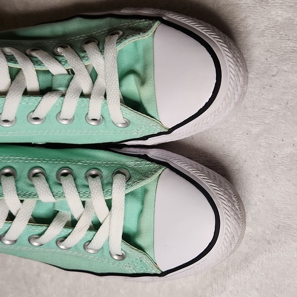 Converse All Star Low Tops women's Sz 7 Seafoam Green - Picture 2 of 7